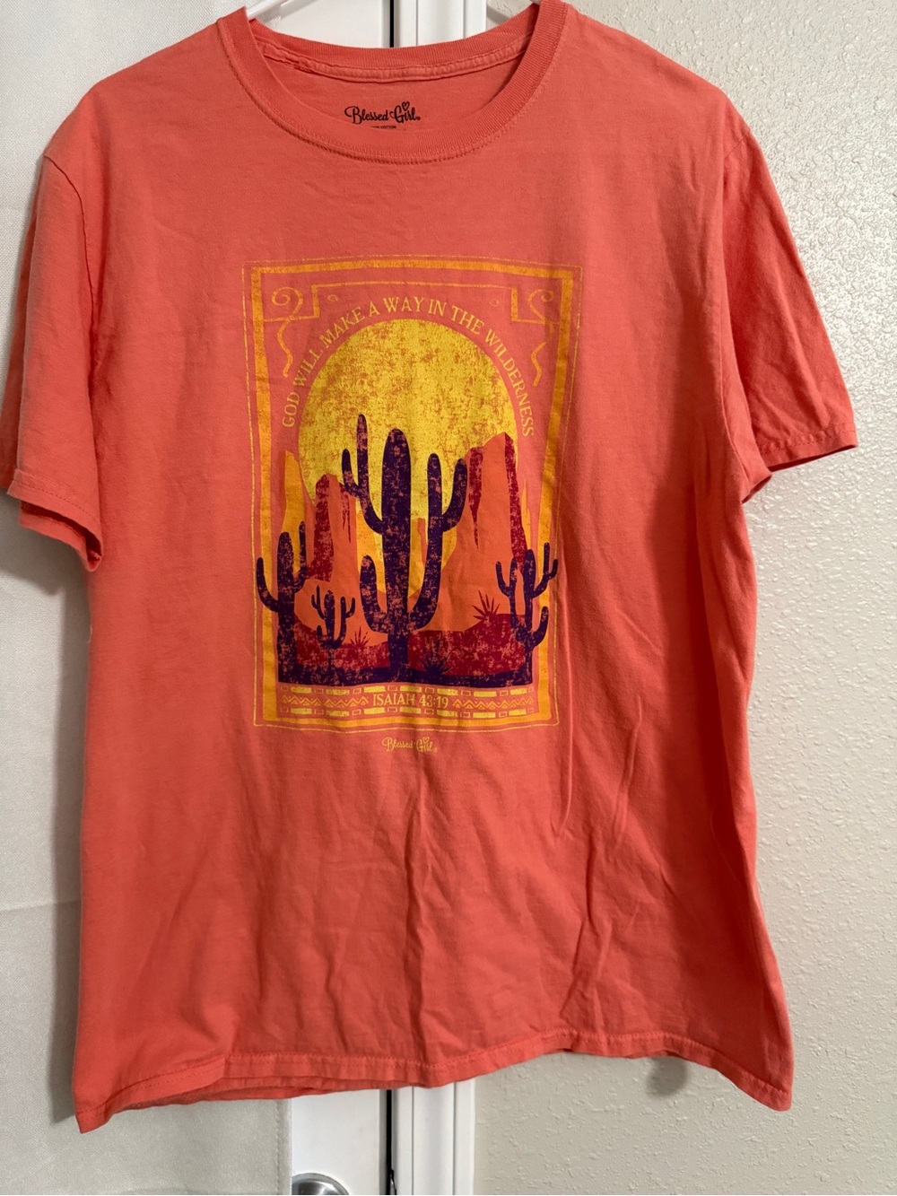 Blessed Isle Coral Desert Graphic Short Sleeve Tee